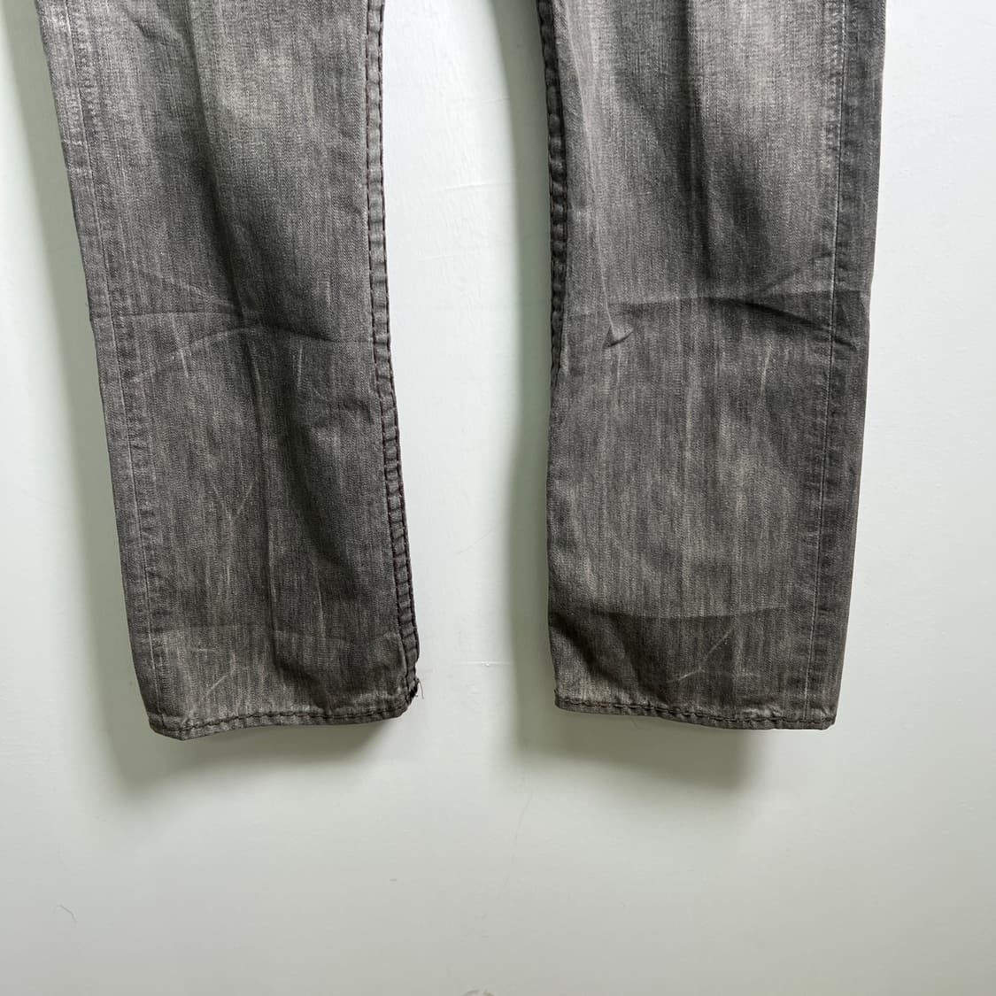 트루릴리전 릭키 그레이 워싱 데님 팬츠 34 상품이미지4