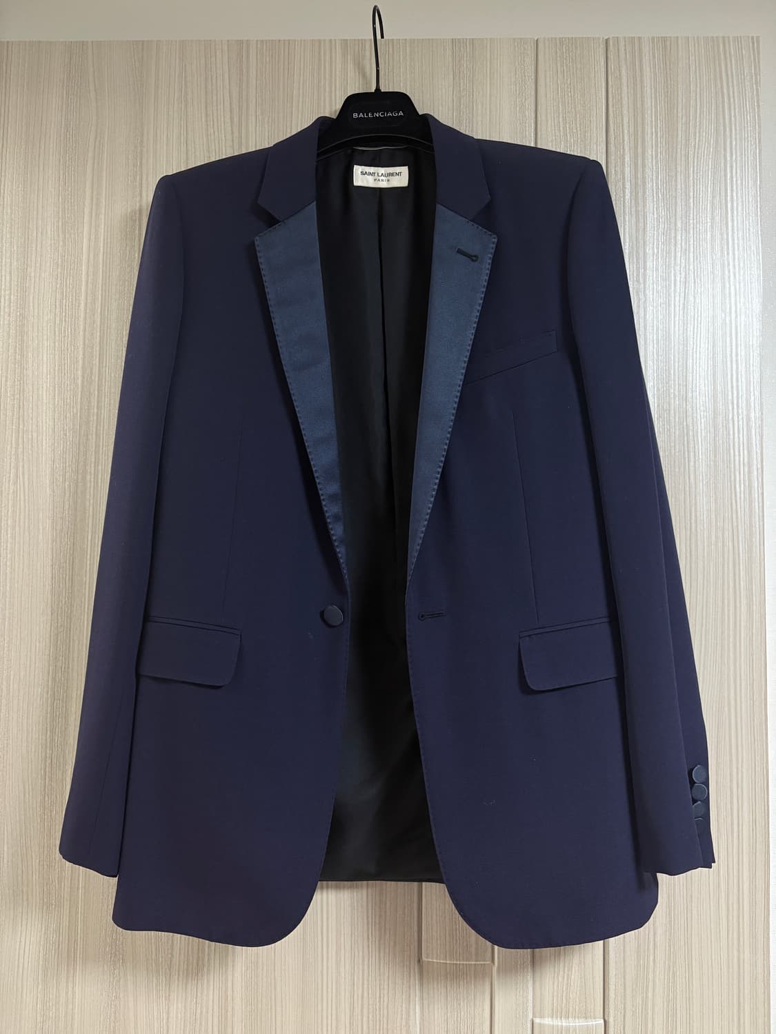 생로랑 네이비 블레이저 상품이미지1