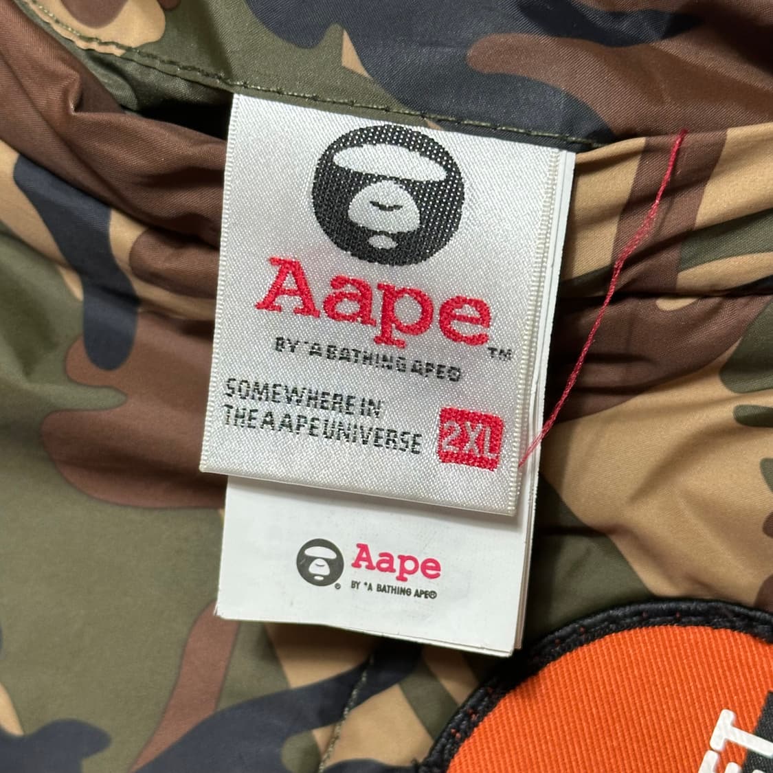 2XL 에이프 여성용 리버시블 카모 다운 패딩 상품이미지6