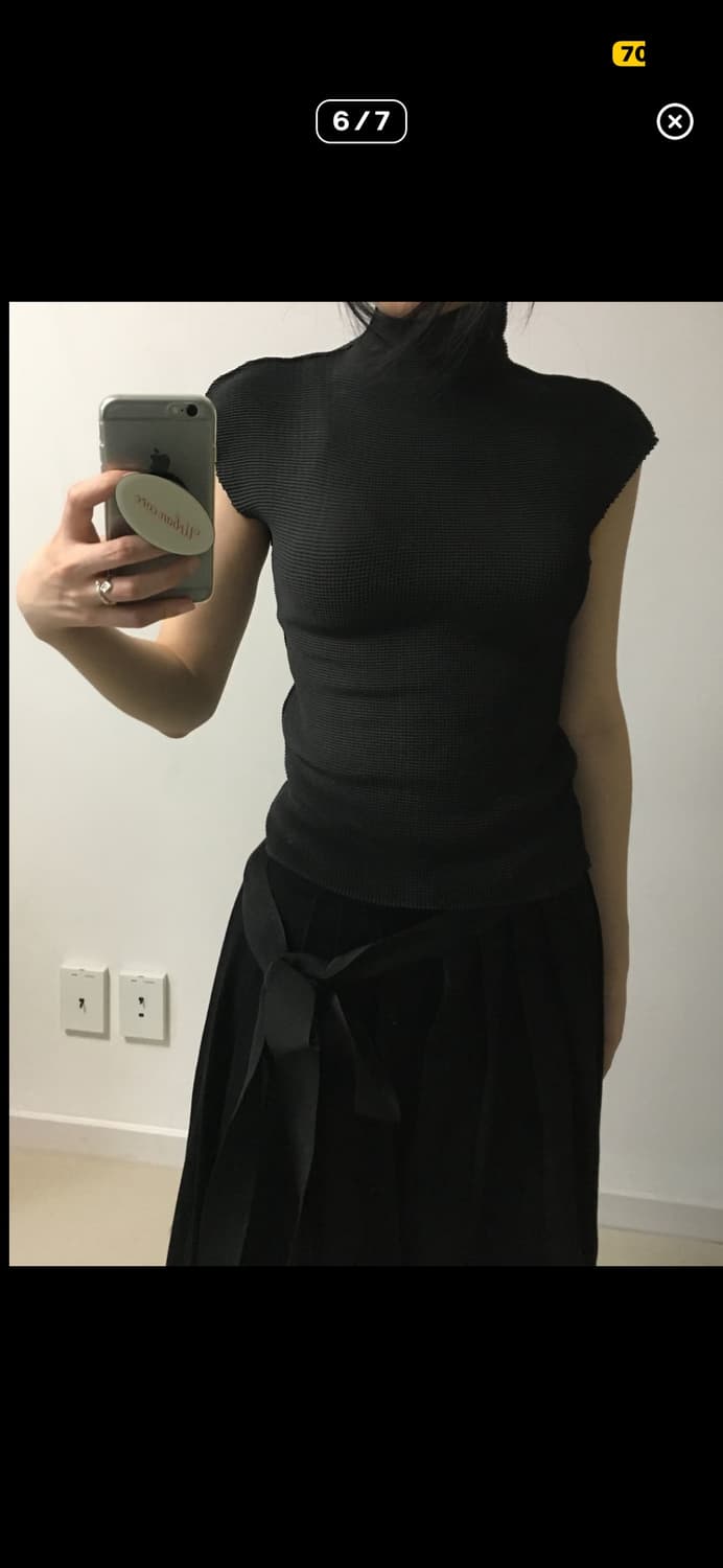 이세이미야케 High Neck Top(Black) 상품이미지6