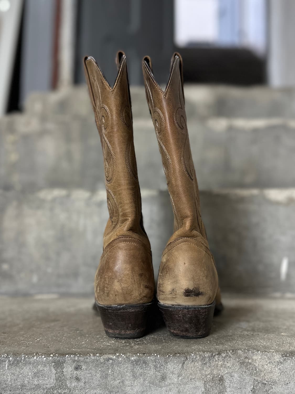 00's OG 토니라마 누벅 웨스턴 부츠 카우보이 부츠 상품이미지5