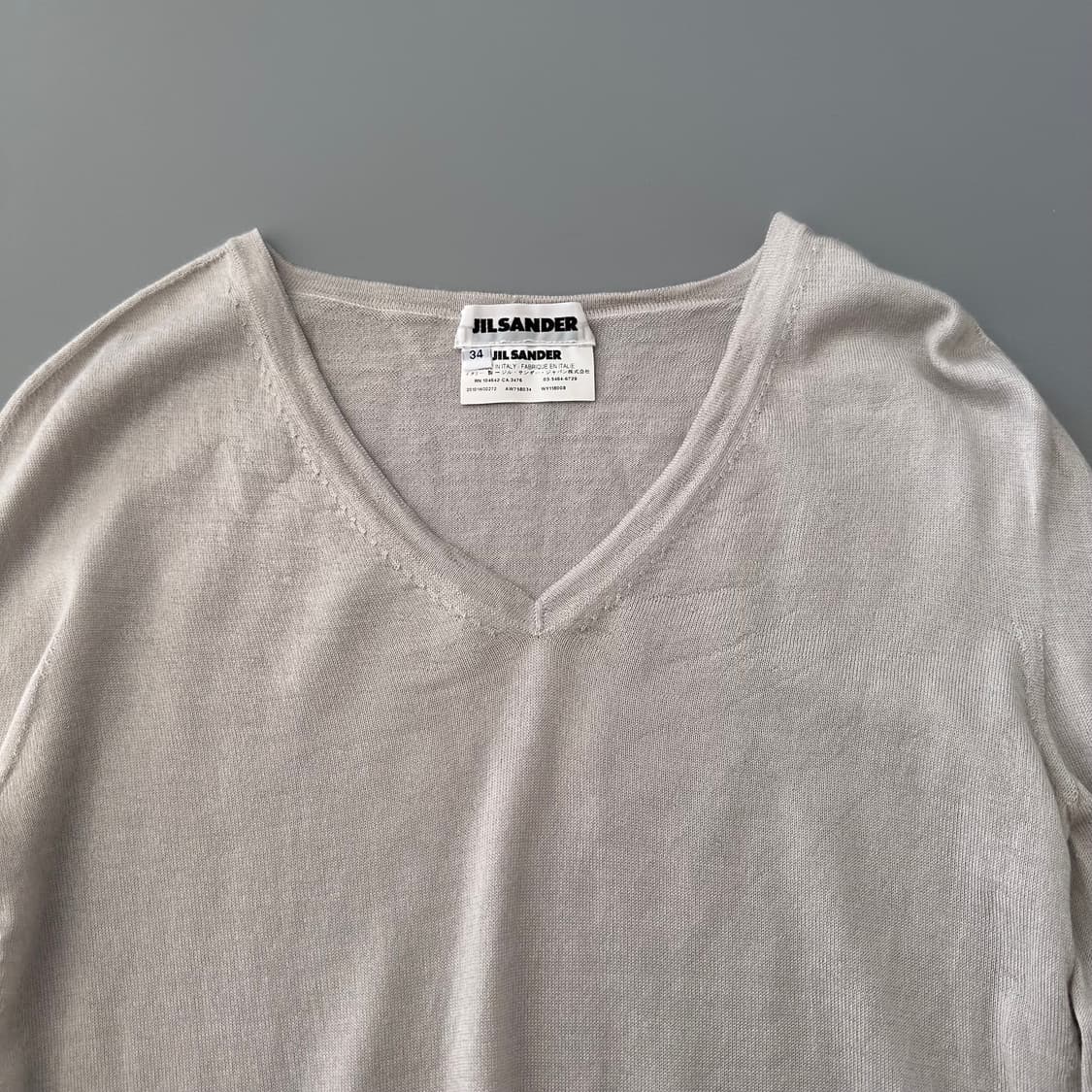 질샌더 jil sander 브이넥 니트 상품이미지2