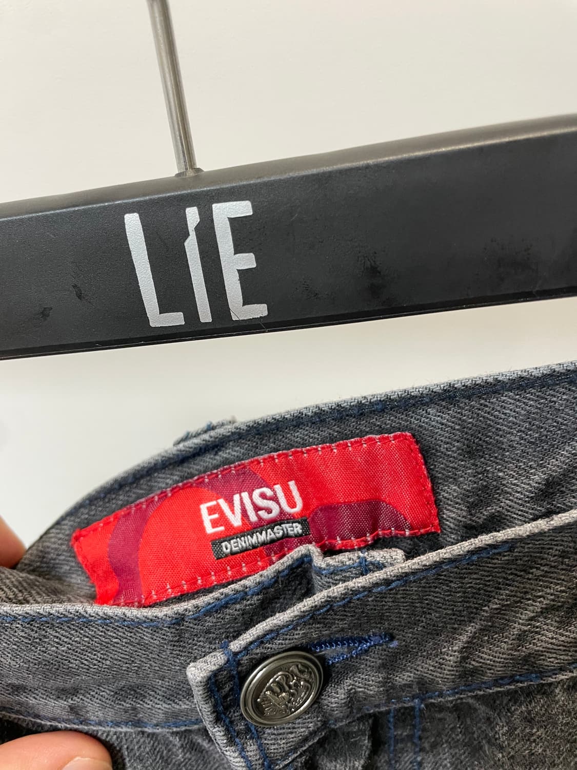 (34) Evisu 에비수 힙합 그레이 흑청 데님팬츠 상품이미지5