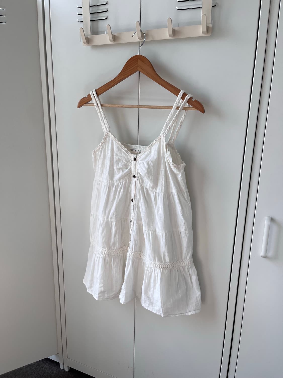 Hubson honey 화이트 펀칭 나시 원피스 상품이미지2