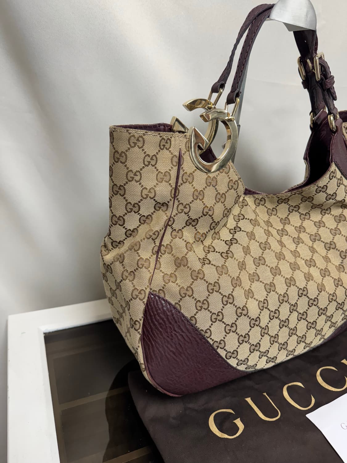 정품 구찌 모노그램 호보백 상품이미지7