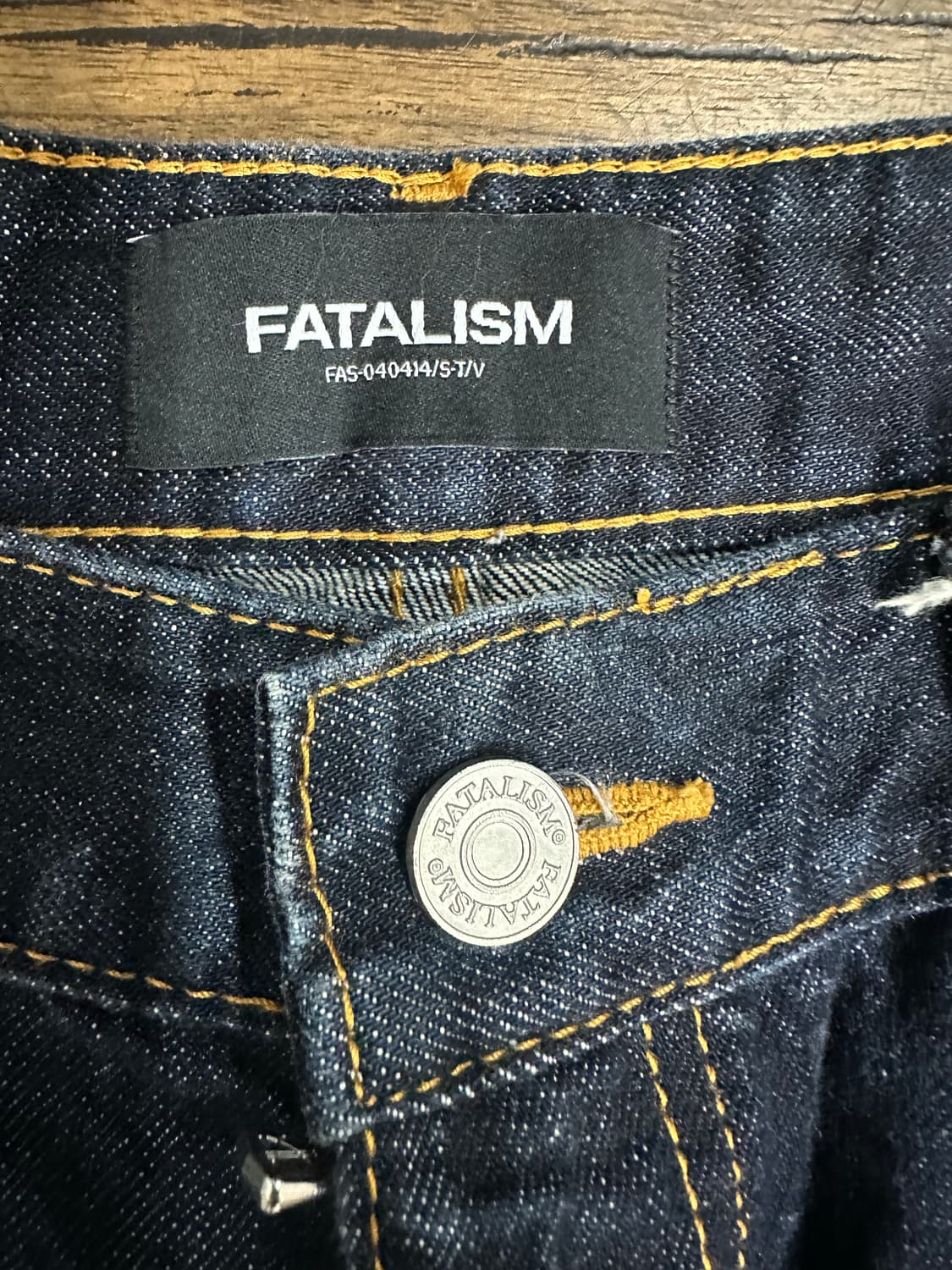 FATALISM 페이탈리즘 생지 데님 스트레이트핏 32 상품이미지3