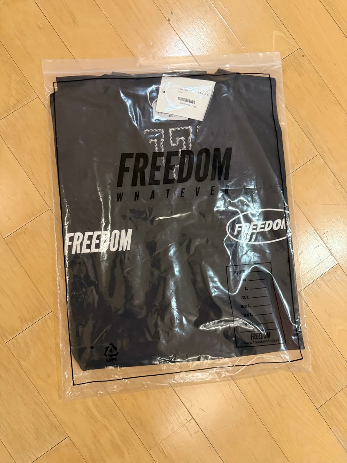 [프리덤] 논메쉬 럭비 져지 (블랙/레드) 상품이미지2