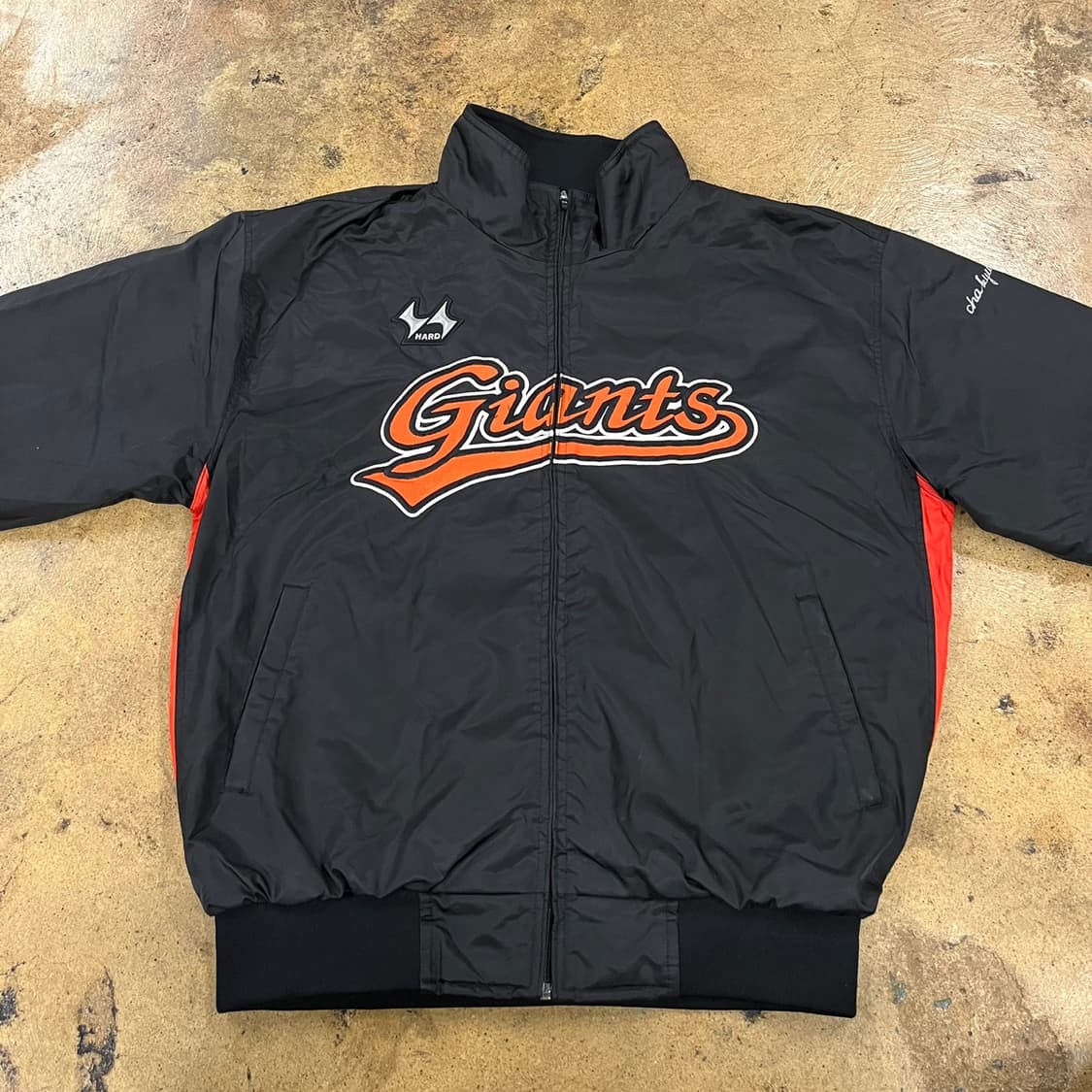 [105] HARD 롯데 자이언츠 바람막이 블랙 b13 상품이미지3