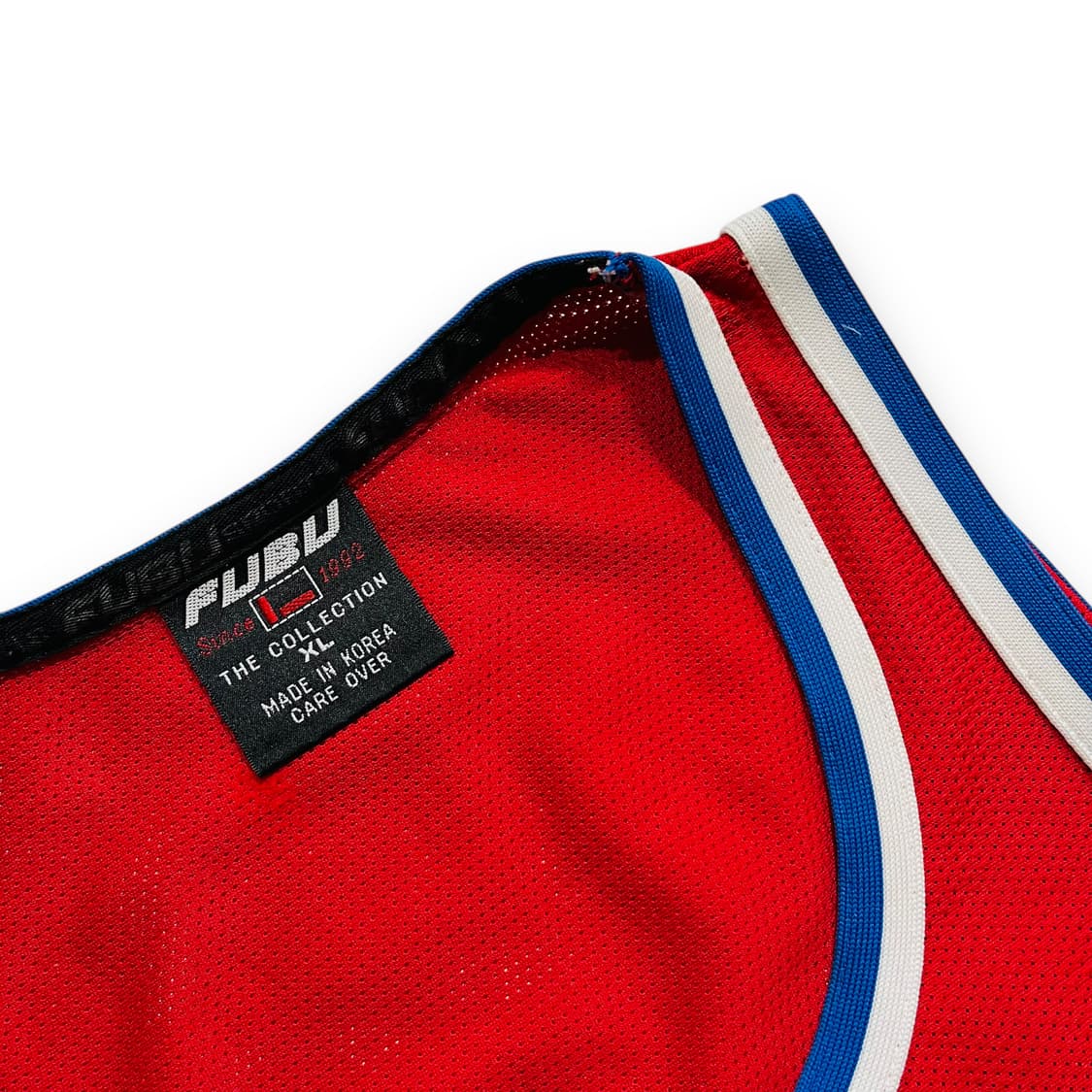 푸부 90s 05 넘버 바스켓볼 레드 슬리브리스 져지 상품이미지5