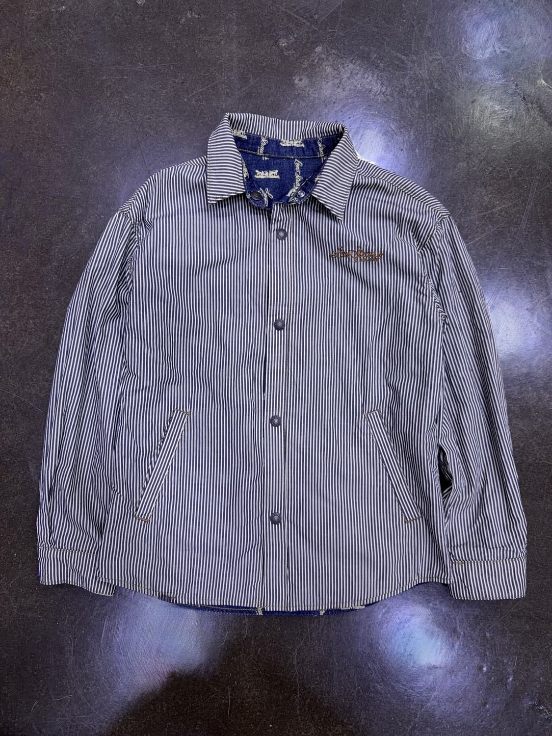 리바이스 키즈 양면 리버시블 데님셔츠 자켓 셔켓 M 상품이미지3