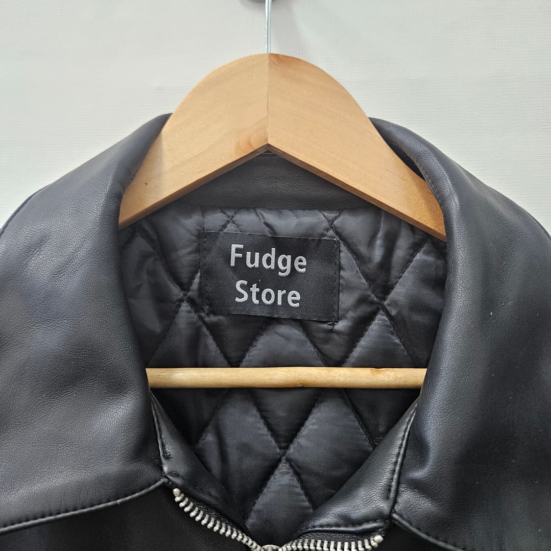 Fudge store 레더자켓F 상품이미지3