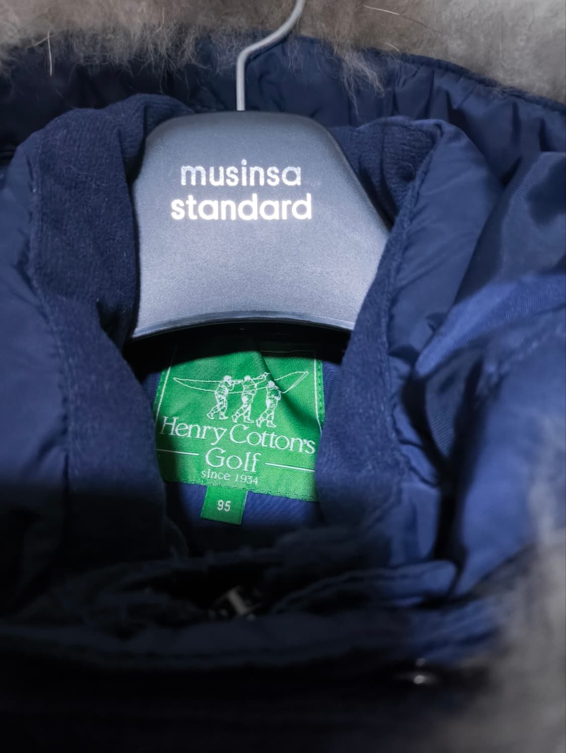 95 헨리코튼 덕다운 롱패딩 상품이미지3