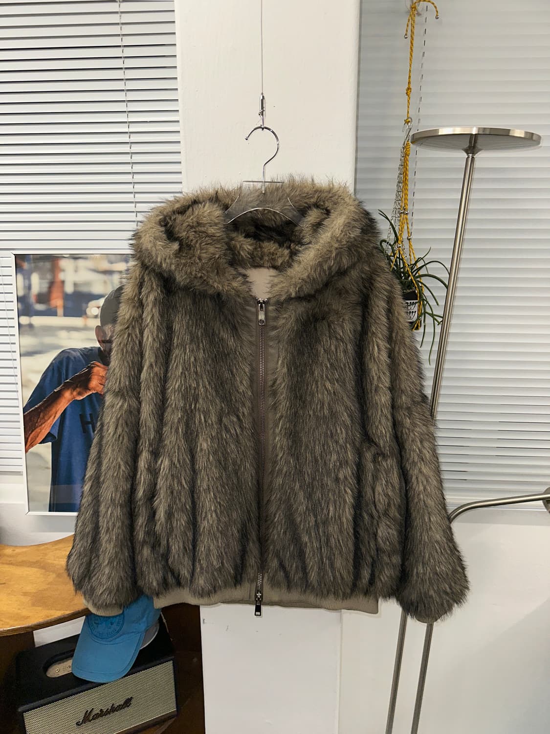 Fur hoodie jacket (os) 상품이미지2