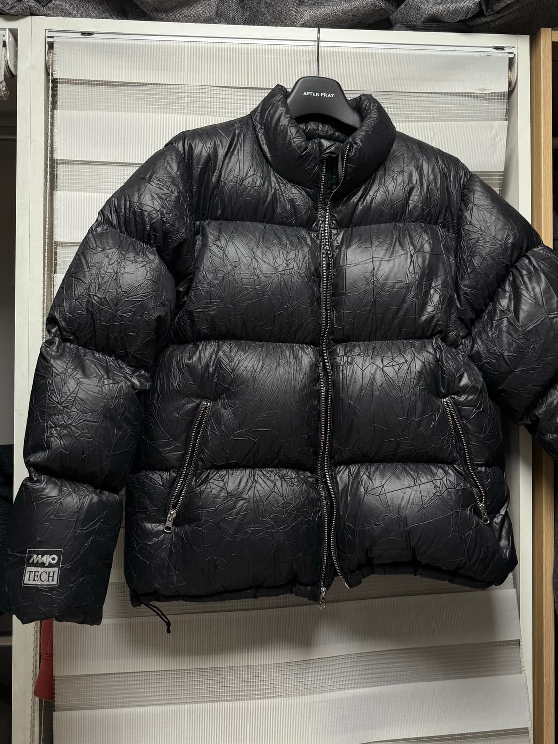 스투시 링클 나일론 다운 푸퍼 블랙 M 상품이미지1