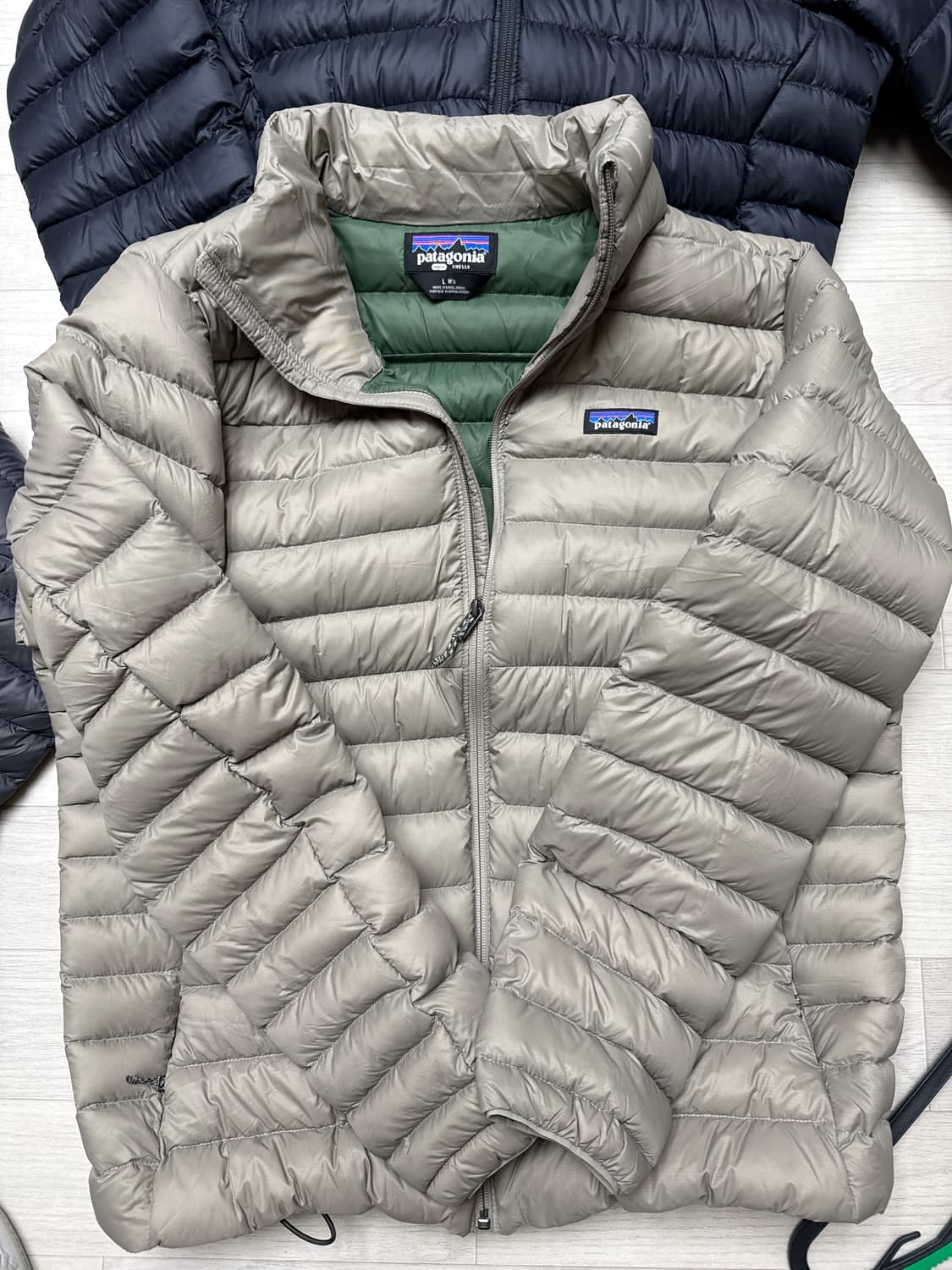 파타고니아 다운스웨터, 씨버드그레이, 라지 사이즈 상품이미지2