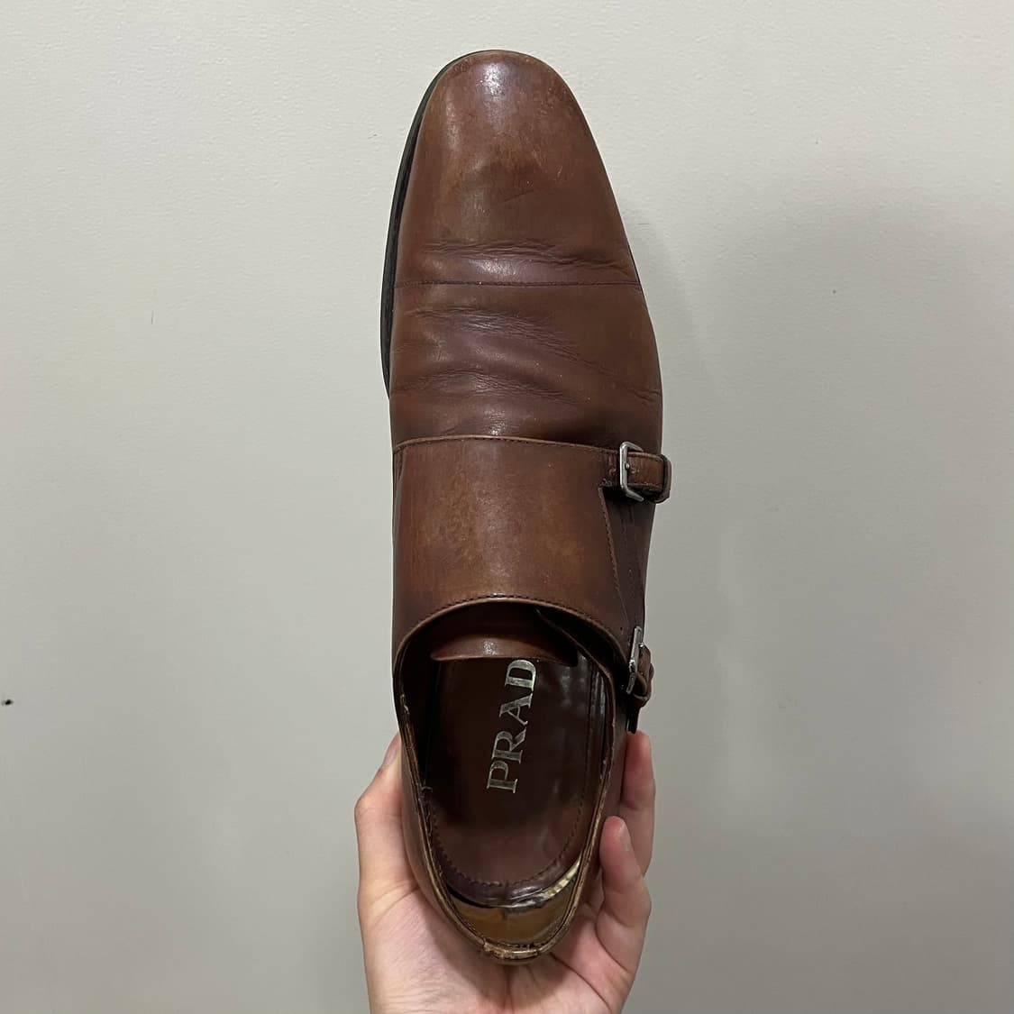 Prada Monk Strap Derby Shoes 상품이미지6