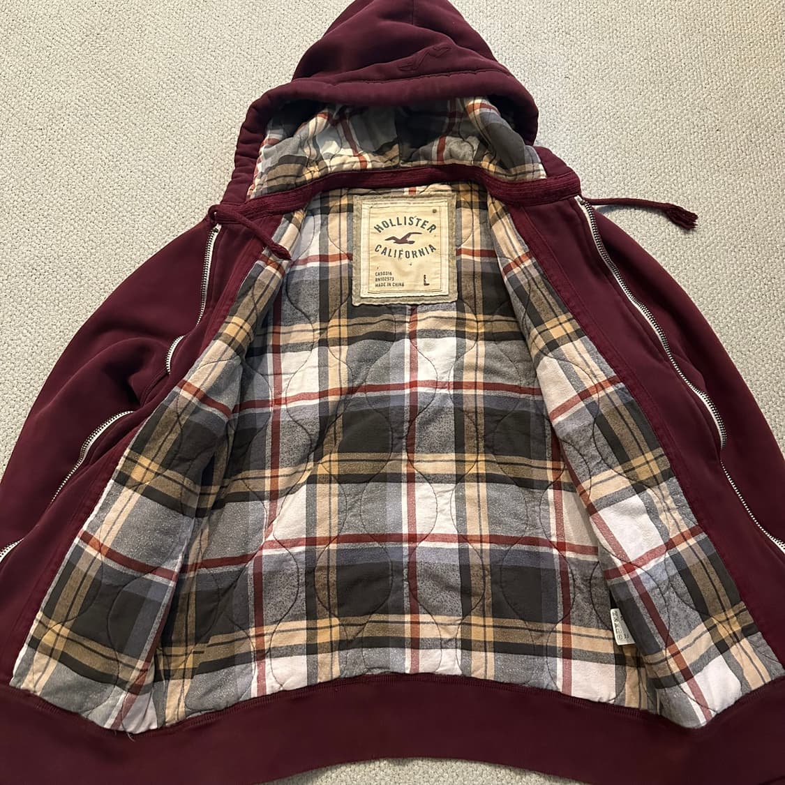 00s 홀리스터 Hollister 후드집업 상품이미지6