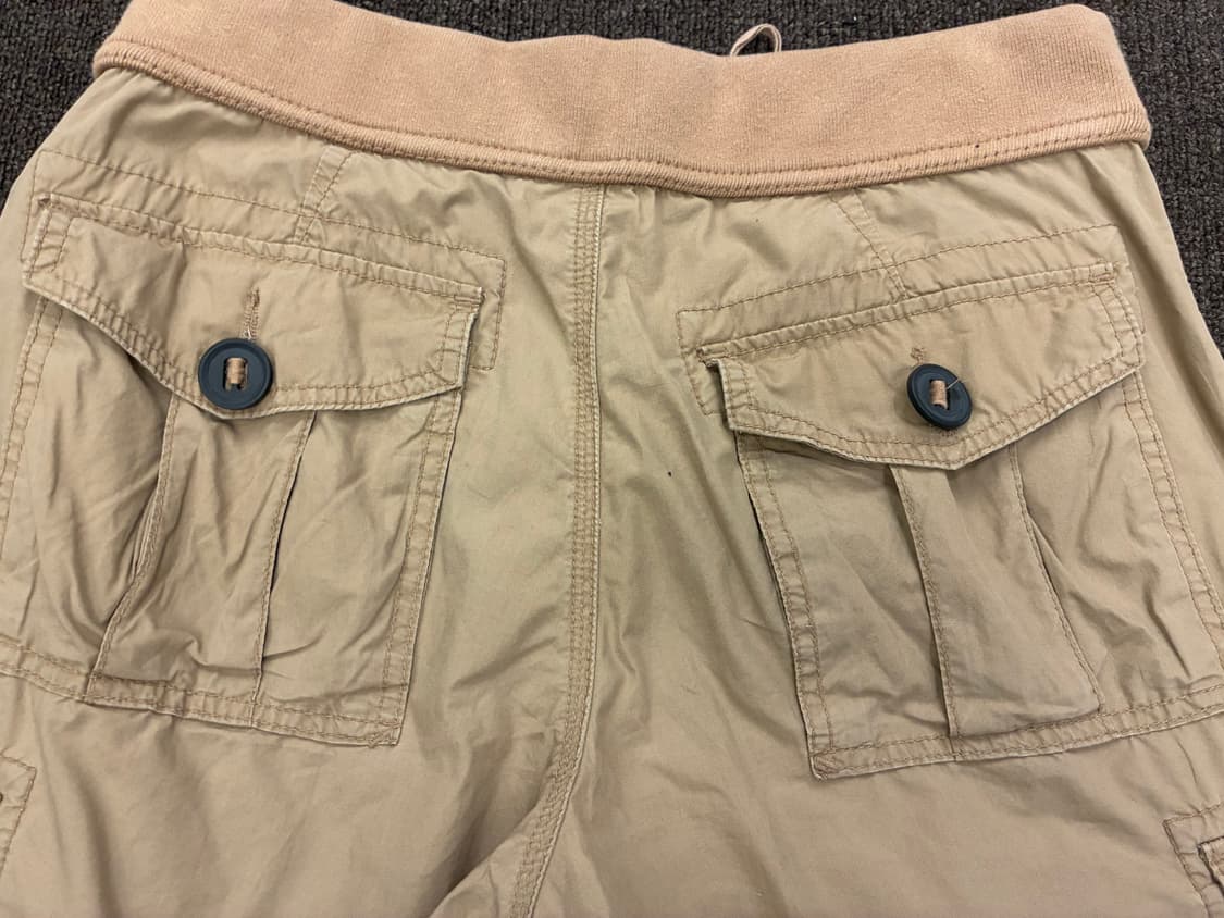 M)Japanese vintage 여성 단추 디테일 카고 쇼츠 상품이미지8