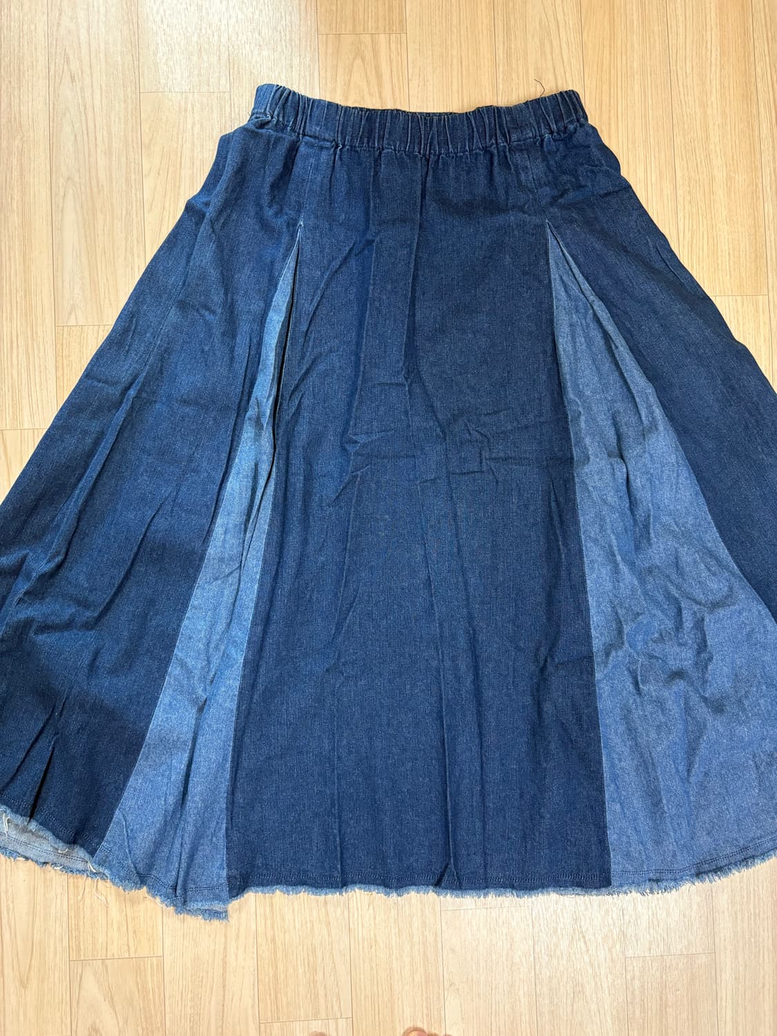 니코앤드 데님 밴딩스커트 상품이미지1