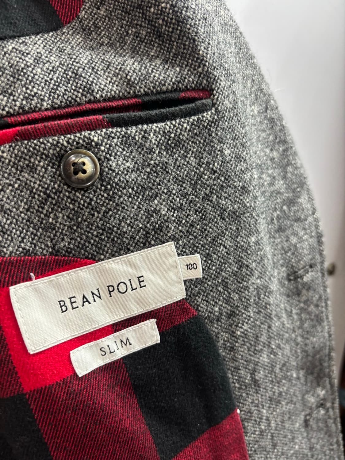 (100) BEAN POLE 빈폴 헤링본 울 자켓 마이 4.9 상품이미지7