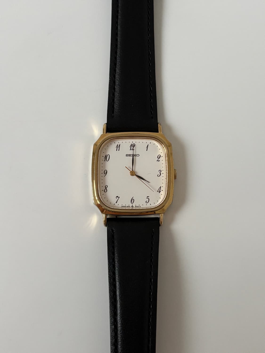 1980s Arabic Index Gold Square Quartz  상품이미지3
