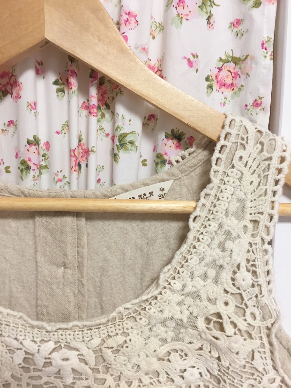 빈티지 모리걸 사만사모스 크로셰 슬리브리스 상품이미지7