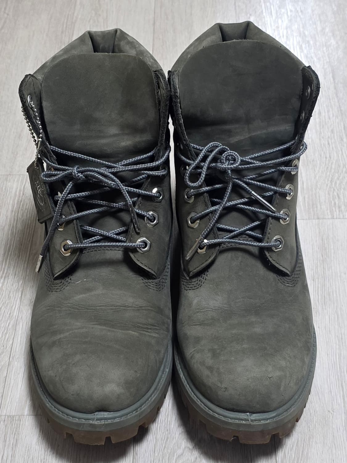 [8.5W 265]팀버랜드 6인치 워터프루프 그레이부츠 상품이미지1