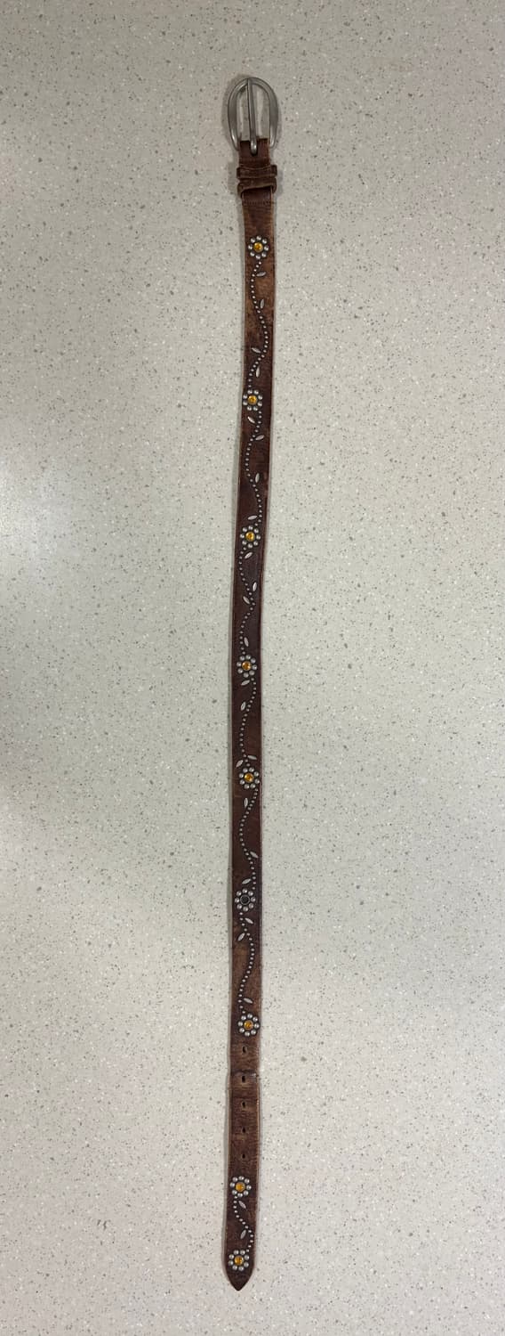 빅사이즈) 맨치니 이태리 웨스턴 스터드 벨트 상품이미지6