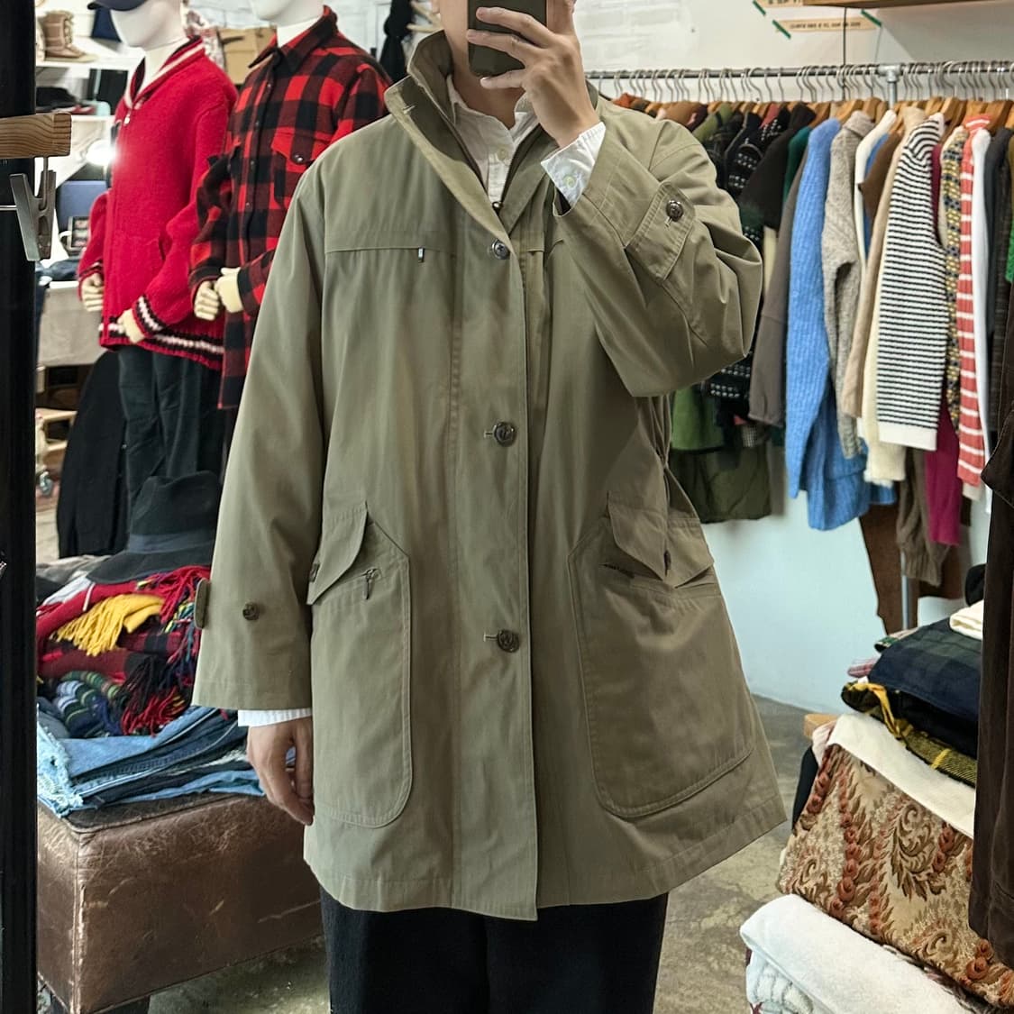 (착용컷) 버버리 클래식 자켓 (남성용 100) 상품이미지2