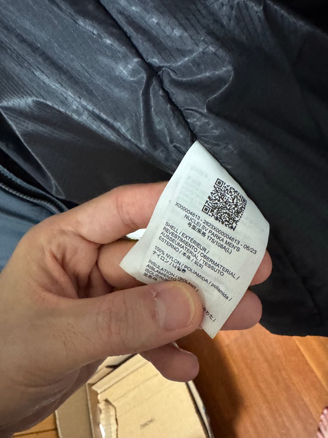 아크테릭스 누클리아이 SV 파카 그래파이트 L 상품이미지8