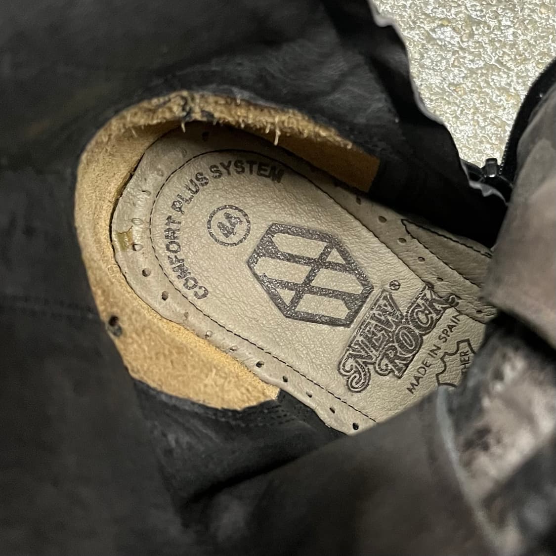 뉴락 스컬 플레임 부츠 (44) 상품이미지6