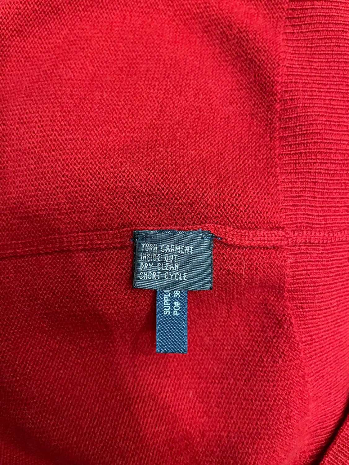 폴로 레드 메리노울 니트 스웨터 상품이미지7