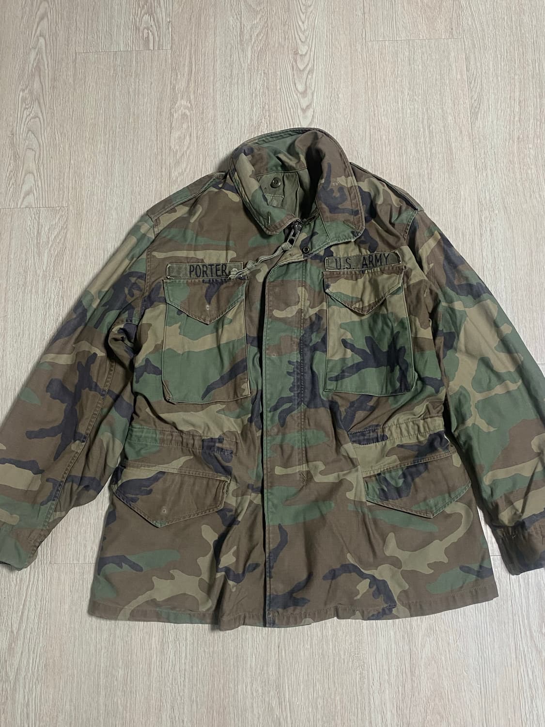 80s us army m65 필드자켓 카모플라쥬 상품이미지1