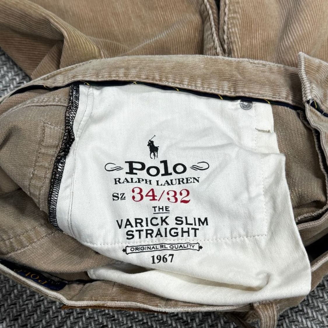 폴로 랄프 로렌 코듀로이 데미지 팬츠 v2834 상품이미지6