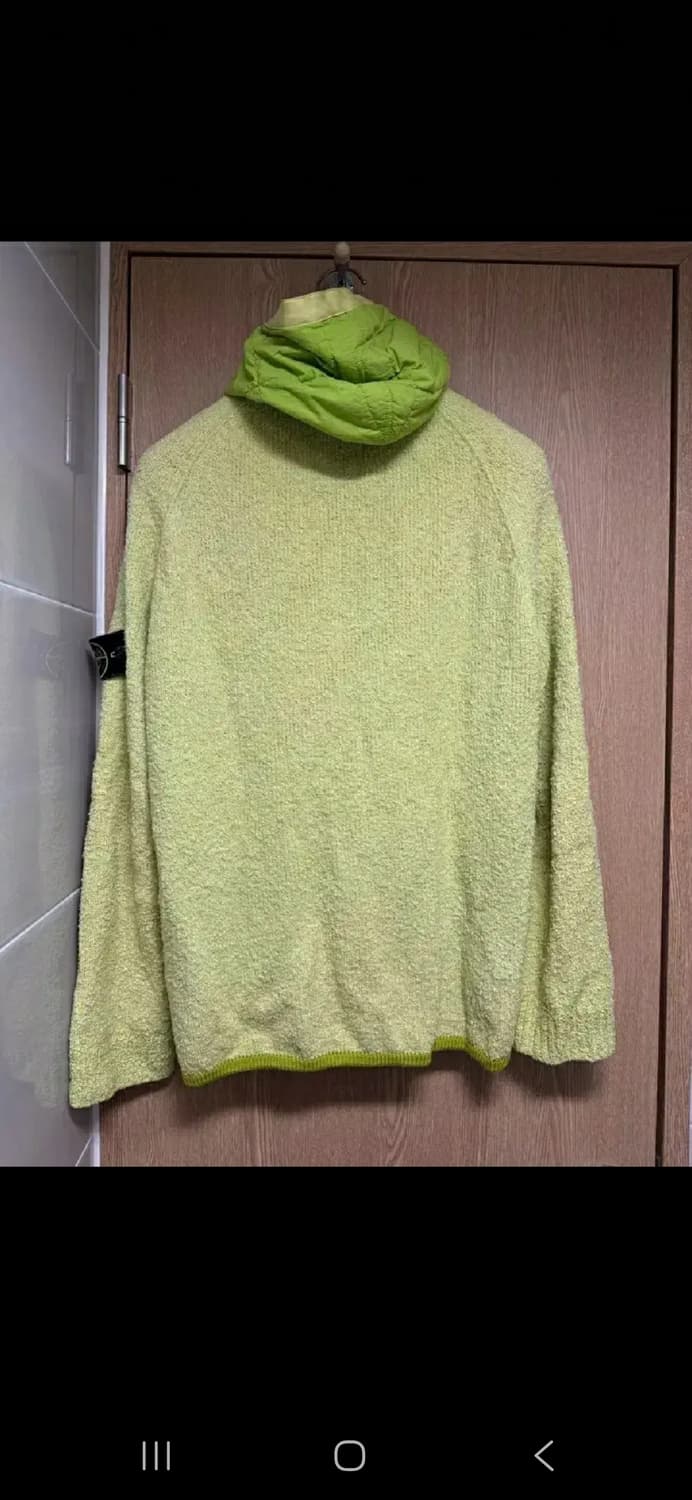 스톤아일랜드 그린 니트집업 L 상품이미지3