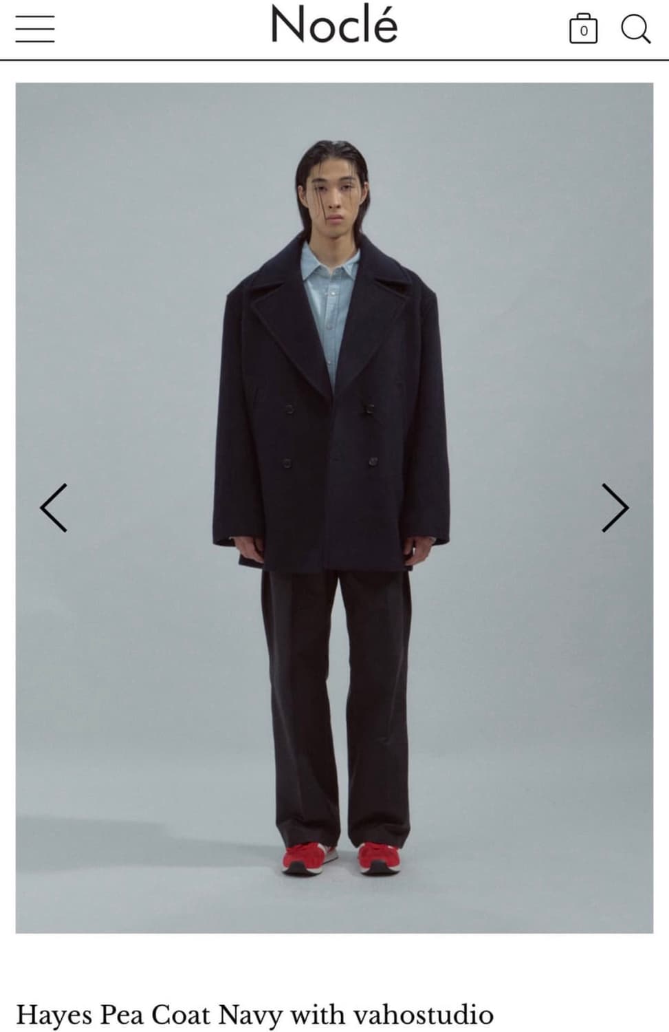 노클 바호스튜디오 콜라보 피코트 2사이즈 판매합니다 상품이미지2