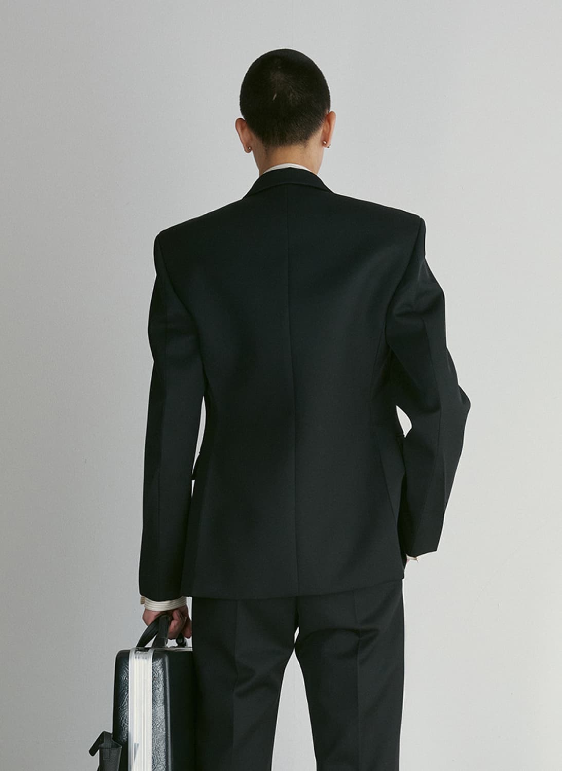 [S / XL] 렉토 듄 아워글라스 실루엣 자켓 블랙 상품이미지2