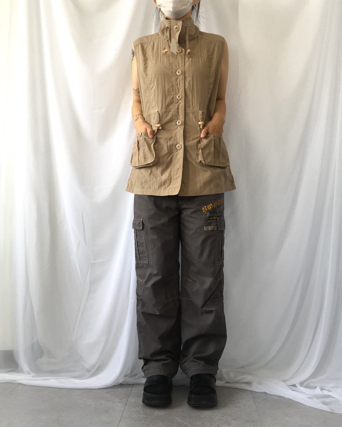 High neck vest 상품이미지7