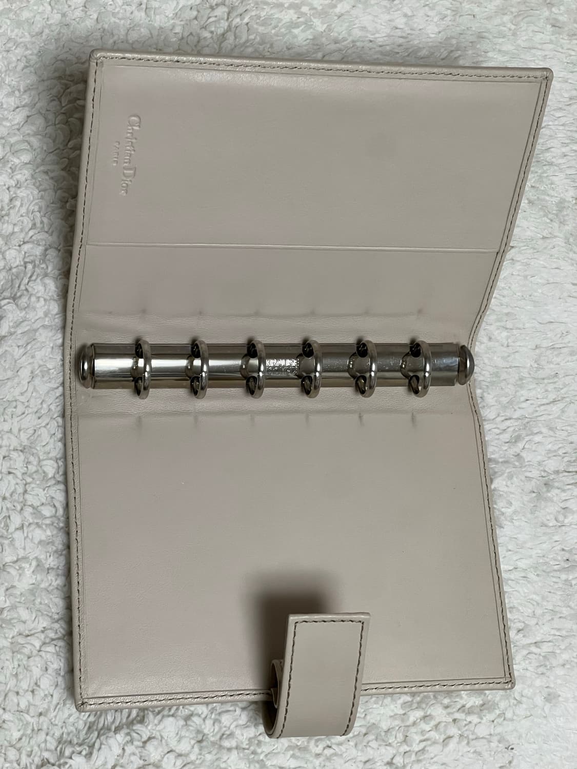 고전 빈티지 dior 디올 오블리크 베이지 명품 다이어리 상품이미지6