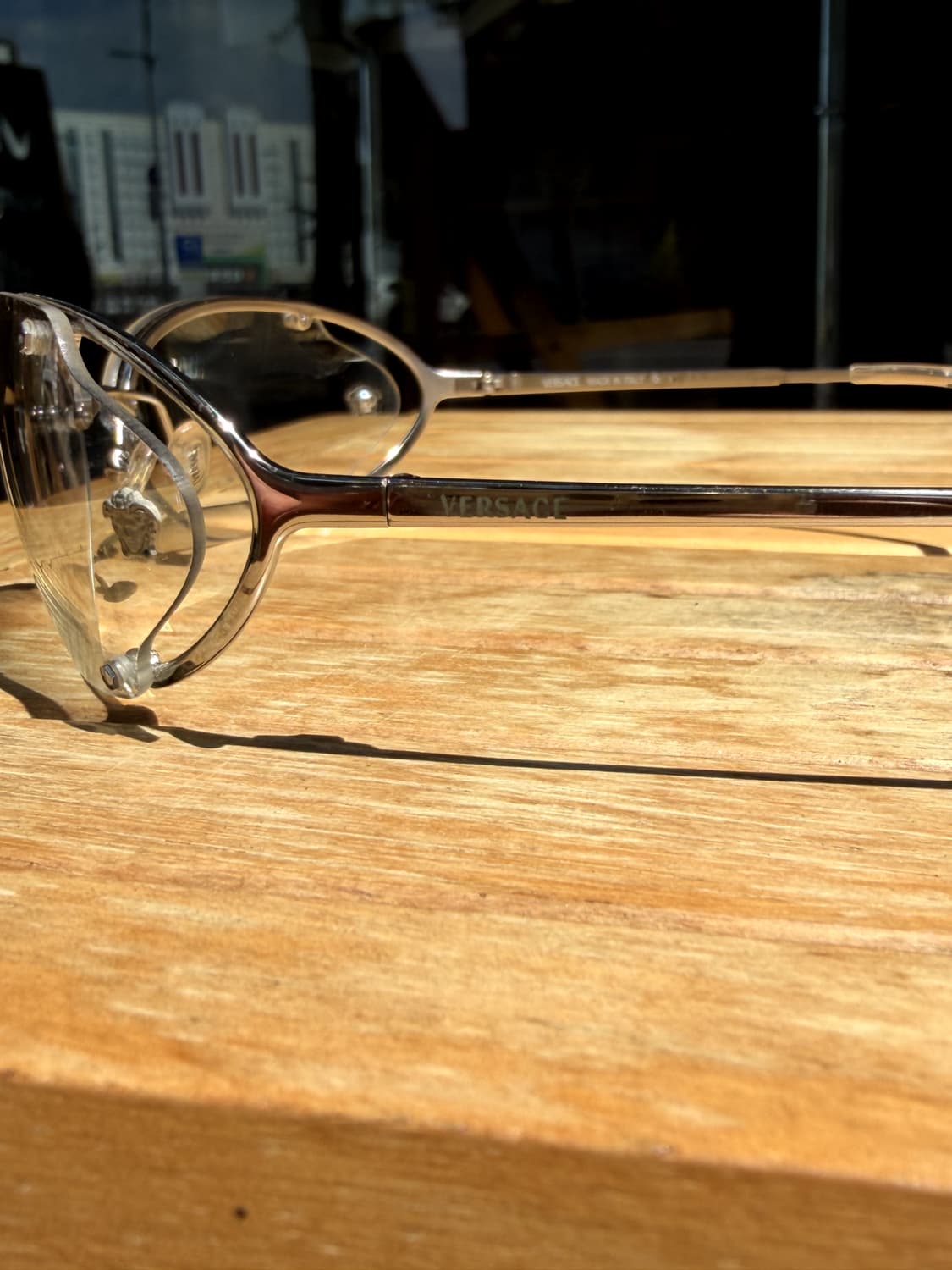 Versace N37 Silver Rimless Gackt Model 상품이미지6