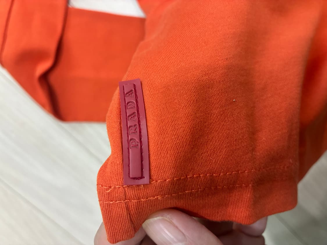 [정품] Prada Sport 프라다스포츠 오렌지 롱슬리브 탑 🍊 상품이미지4