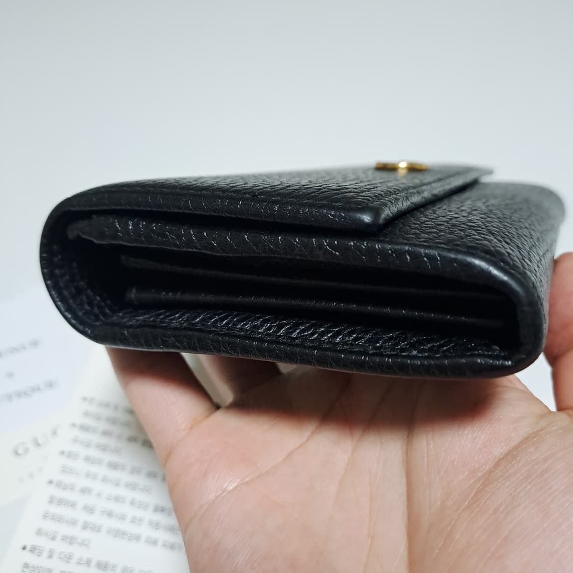 [100%/정품] 구찌 GG 마몽 장지갑 블랙, 구찌지갑,구찌장지갑 상품이미지8