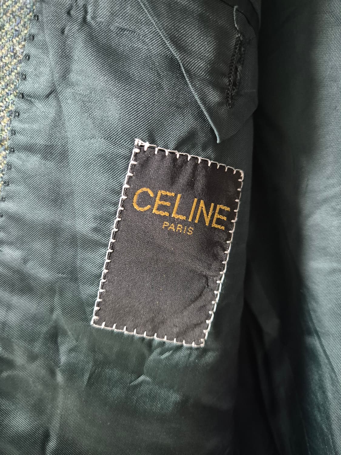 (정품) 올드 셀린느 퓨어울 자켓 블레이져 50 남성 이태리 상품이미지8