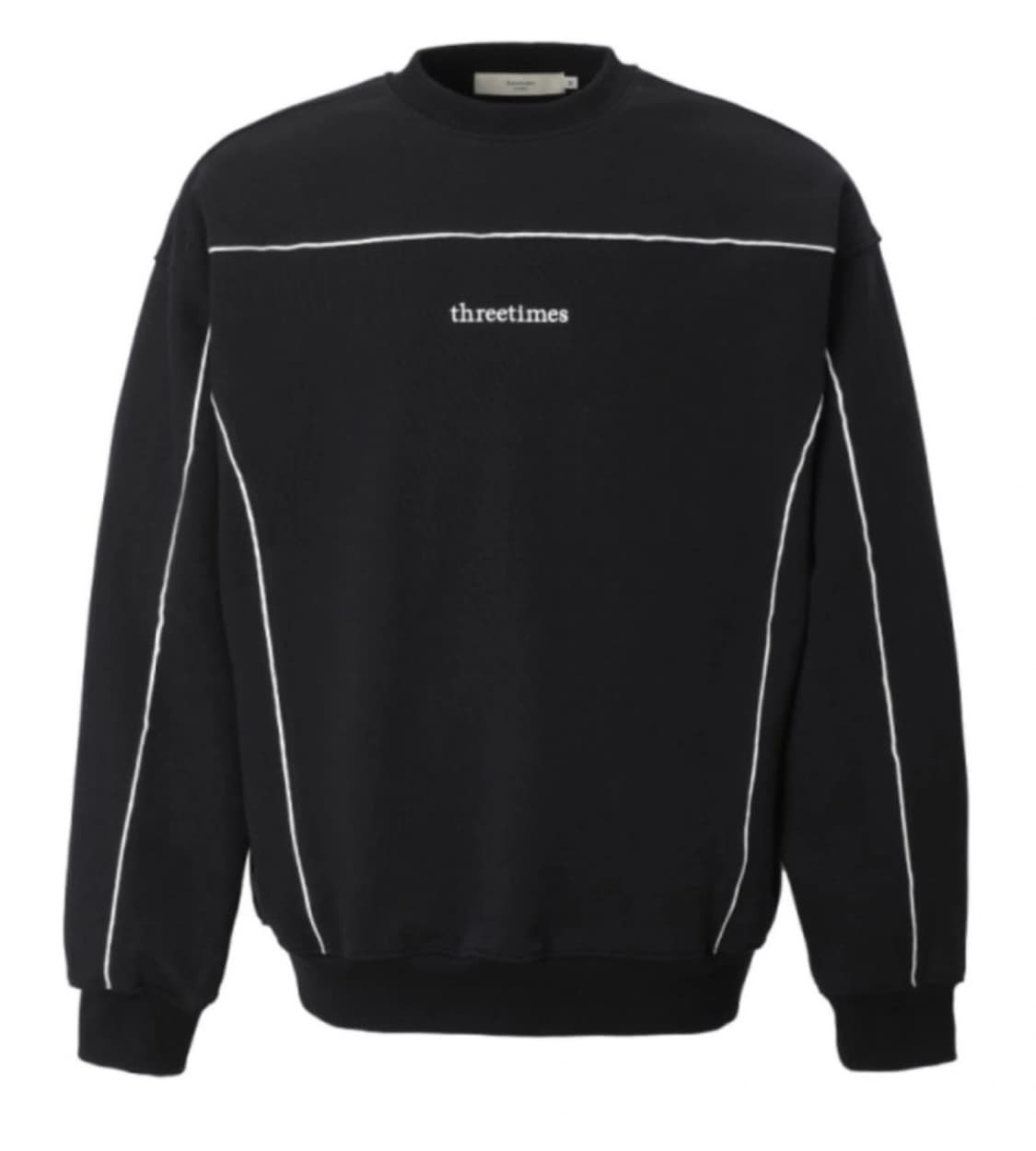 쓰리타임즈 파이핑 맨투맨  상품이미지4