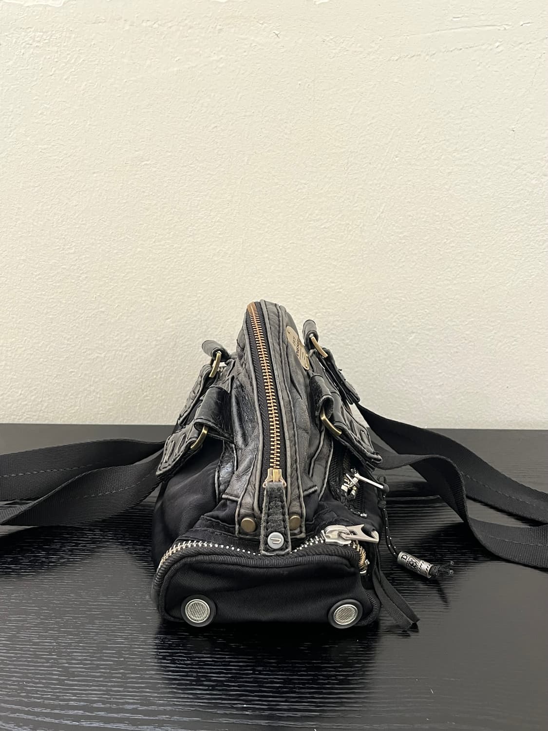 00’s Diesel y2k 레더 숄더백 상품이미지6