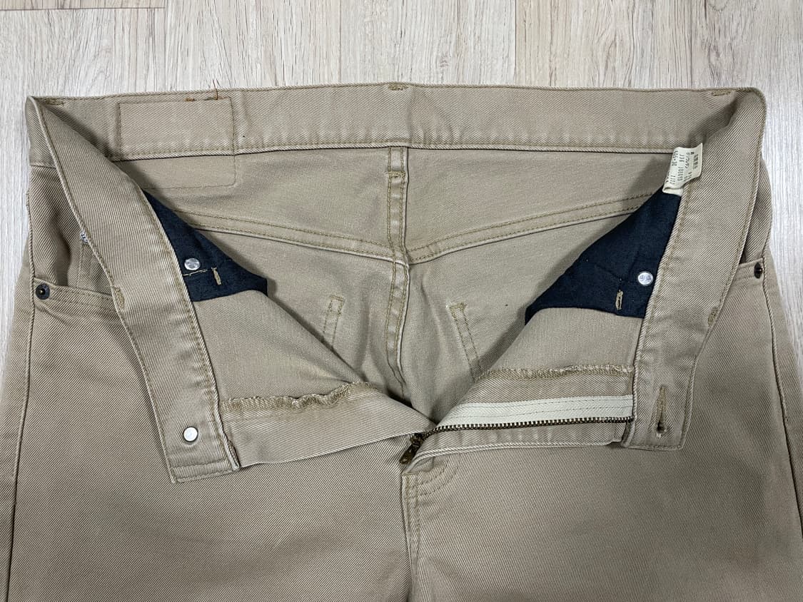 35) 00's 리바이스 재팬 505 베이지 코튼 팬츠 상품이미지6