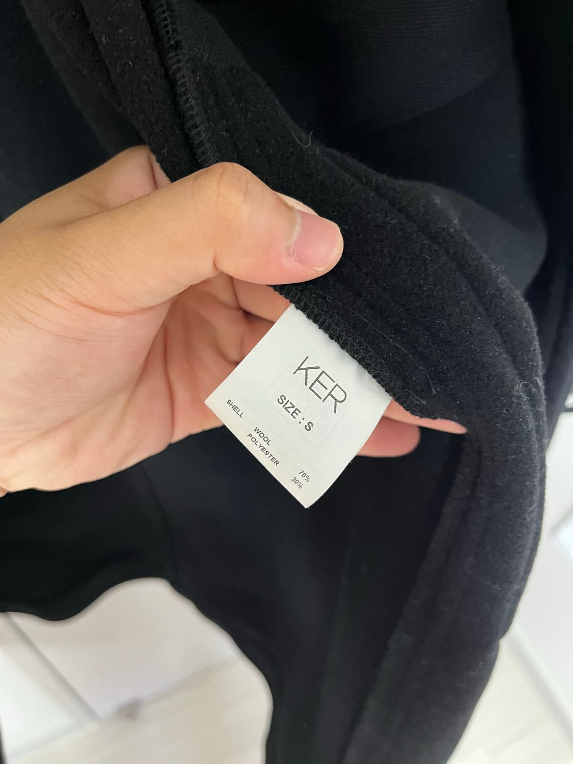 KER Duffle Coat Black 상품이미지5