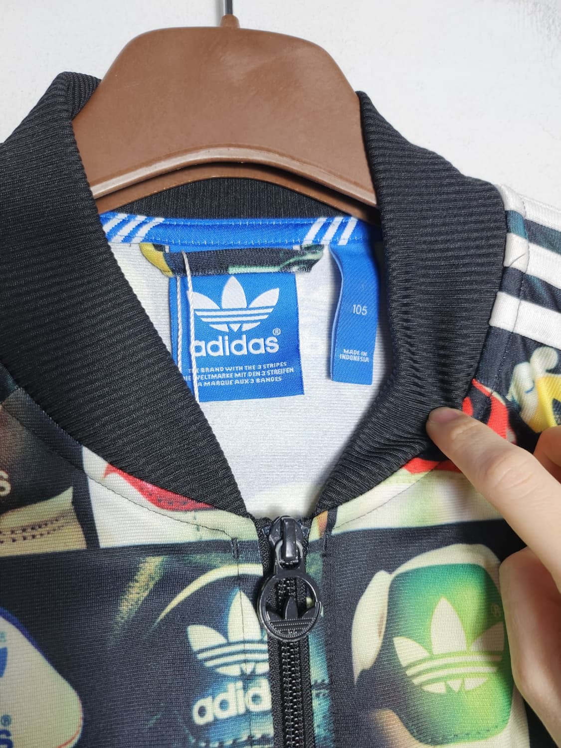 아디다스 AOP 한정판 패턴 트랙탑 져지 상품이미지2