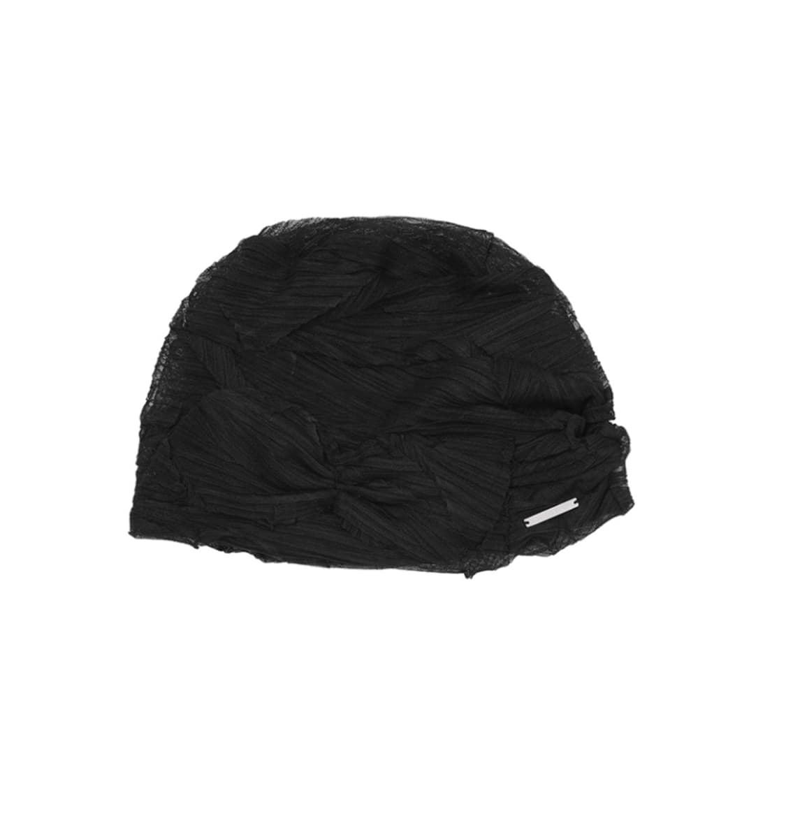 [새상품]미세키서울 비니 Sheer turban beanie BLACK  상품이미지3