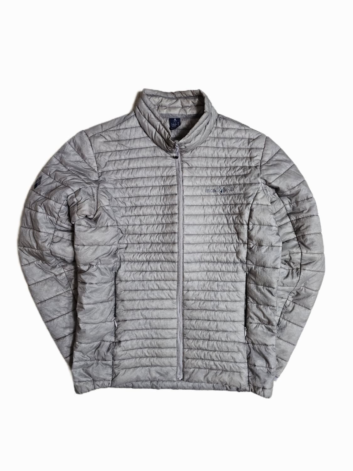 몽벨 경량 구스 다운 패딩 M (95) 실버 그레이 상품이미지1